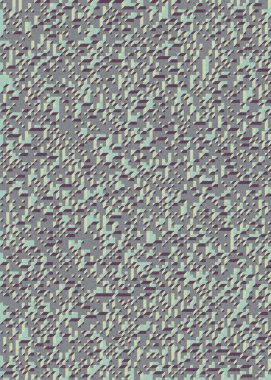 Soyut geometrik arkaplan. Edward Zajecs 2. Cubo 'nun 1971' deki uygulaması. Esasen 8 taştan oluşan bir Truchet fayans seti ve yerleştirme sanatı illüstrasyonu için kurallar 