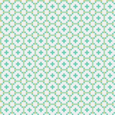 Soyut çapraz desen, üretken hesaplama sanatı, vektör illüstrasyonu