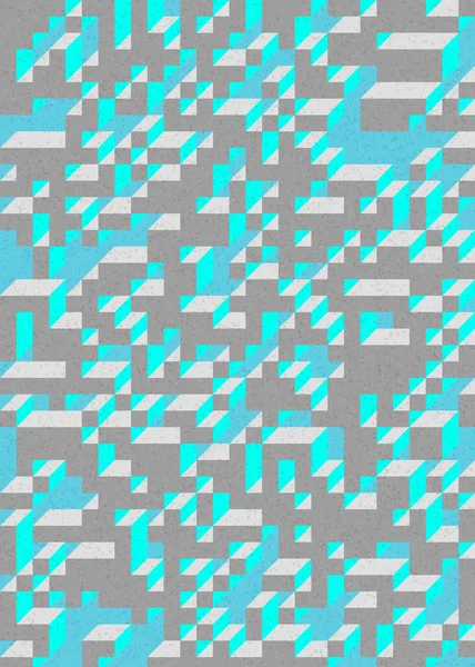 Edward Zajecs 2. Cubo 'nun 1971' deki uygulaması. Esasen 8 taştan oluşan bir Truchet fayans seti ve yerleştirme sanatı illüstrasyonu için kurallar  