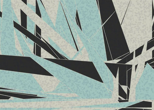 Иллюстрация Piet Mondrian Style Computational Generative Art — стоковый вектор