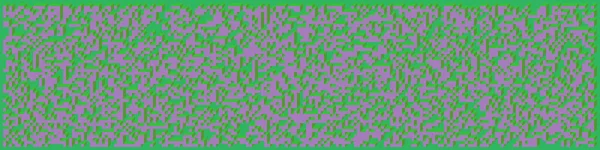 Soyut geometrik arkaplan. Edward Zajecs 2. Cubo 'nun 1971' deki uygulaması. Esasen 8 taştan oluşan bir Truchet fayans seti ve yerleştirme sanatı illüstrasyonu için kurallar 