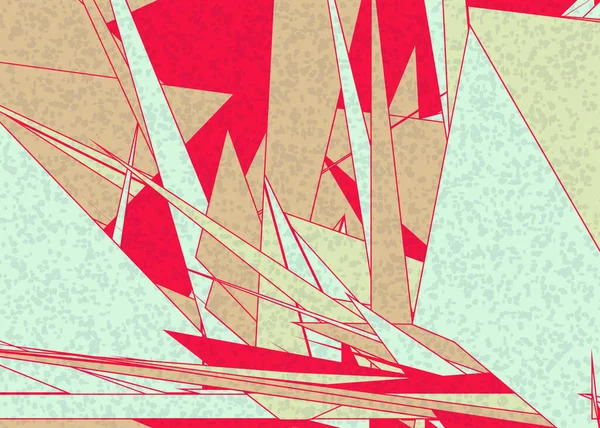 Piet Mondrian Estilo Computacional Arte Gerativa Fundo Ilustração — Vetor de Stock