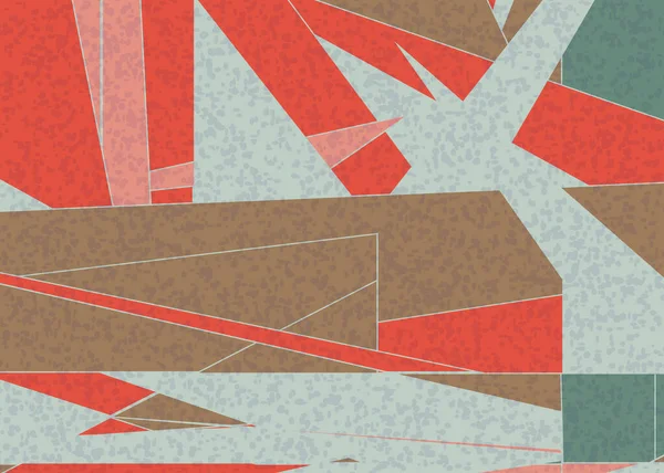 Piet Mondrian Style Computational Generative Art Fundal Ilustrare — Vector de stoc