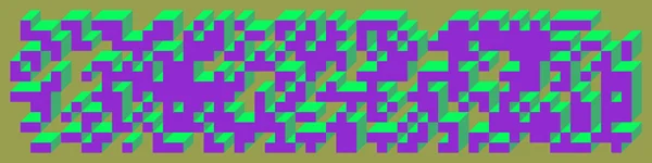 Abstrakt Geometrisk Bakgrund Genomförande Edward Zajecs Cubo Från 1971 Huvudsak — Stock vektor