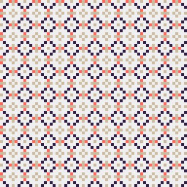 Soyut çapraz desenli üretken hesaplama sanatı çizimi