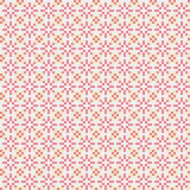 Soyut çapraz desenli üretken hesaplama sanatı çizimi