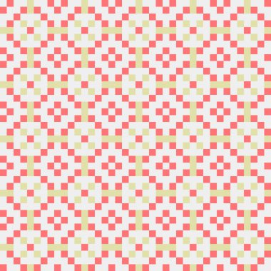 Soyut çapraz desenli üretken hesaplama sanatı çizimi