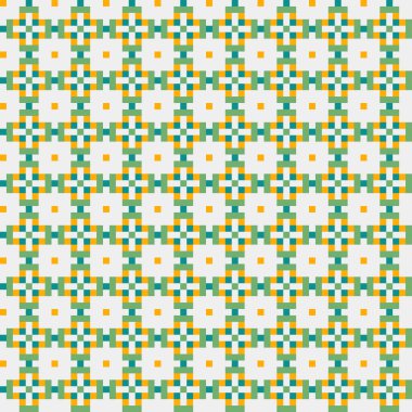 Soyut çapraz desenli üretken hesaplama sanatı çizimi