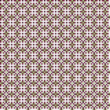 Soyut çapraz desenli üretken hesaplama sanatı çizimi