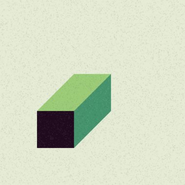 Soyut geometrik arkaplan. Edward Zajecs 2. Cubo 'nun 1971' deki uygulaması. Esasen 8 taştan oluşan bir Truchet fayans seti ve yerleştirme sanatı illüstrasyonu için kurallar 