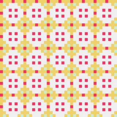 Soyut çapraz desenli üretken hesaplama sanatı çizimi