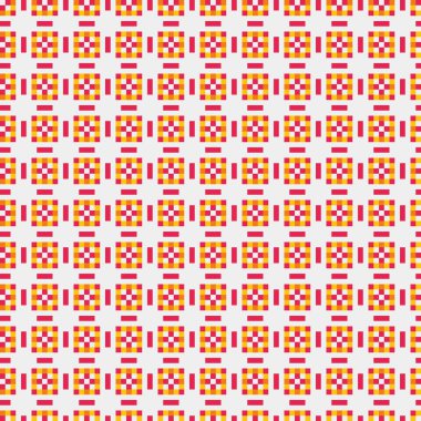 Soyut çapraz desenli üretken hesaplama sanatı çizimi