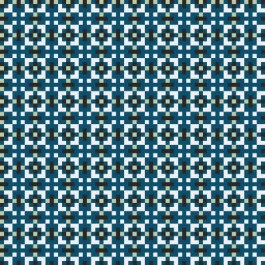 Soyut çapraz desenli üretken hesaplama sanatı çizimi