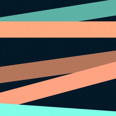 Kavun rengi kesişen çizgiler üretici sanat tarzı renkli illüstrasyon