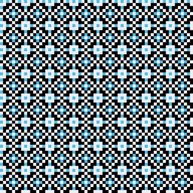 Soyut çapraz desenli üretken hesaplama sanatı çizimi