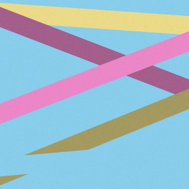 Gökyüzü Mavisi Çizgileri Geçen Üretici Sanat Biçimi Renkli Çizim