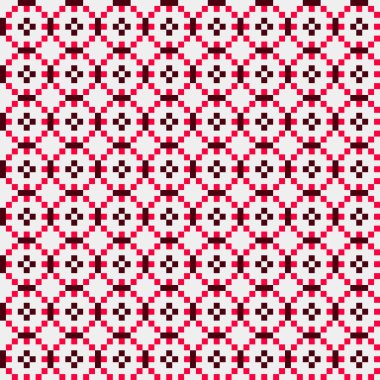 Soyut çapraz desenli üretken hesaplama sanatı çizimi