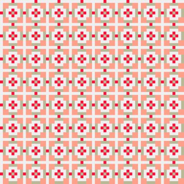 Soyut çapraz desenli üretken hesaplama sanatı çizimi