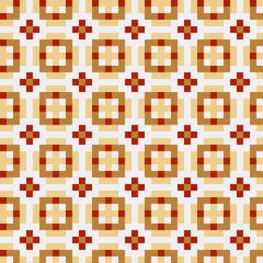 Soyut çapraz desenli üretken hesaplama sanatı çizimi