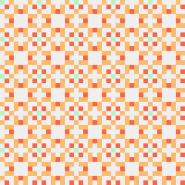 Soyut çapraz desenli üretken hesaplama sanatı çizimi