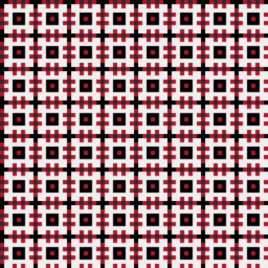 Soyut çapraz desenli üretken hesaplama sanatı çizimi