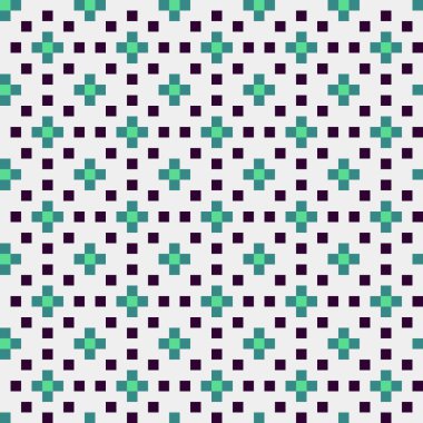 Soyut çapraz desenli üretken hesaplama sanatı çizimi