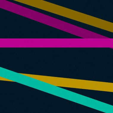 Aqua Green renk kesişen çizgiler üretici sanat tarzı renkli illüstrasyon