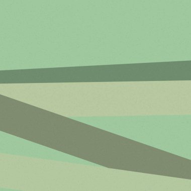 Köpük yeşili çizgiler arası üretici sanat tarzı renkli illüstrasyon