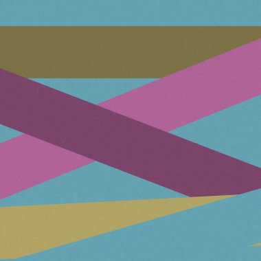 Aqua rengi kesişen çizgiler üretici sanat tarzı renkli illüstrasyon