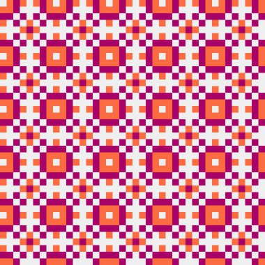 Soyut çapraz desenli üretken hesaplama sanatı çizimi