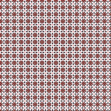 Soyut çapraz desenli üretken hesaplama sanatı çizimi