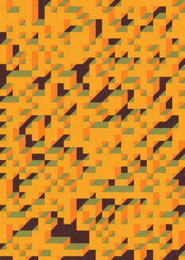 Edward Zajecs 2. Cubo 'nun 1971' deki uygulaması. Esasen 8 taştan oluşan bir Truchet fayans seti ve yerleştirme sanatı illüstrasyonu için kurallar  