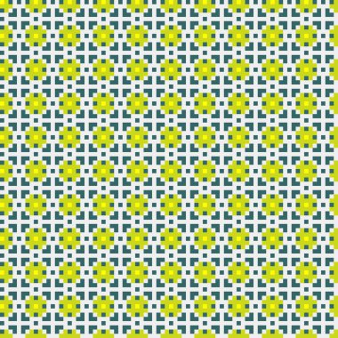 Soyut çapraz desenli üretken hesaplama sanatı çizimi