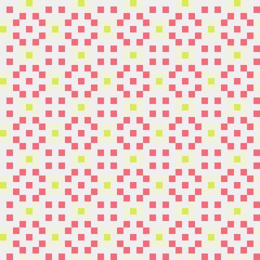 Soyut çapraz desenli üretken hesaplama sanatı çizimi