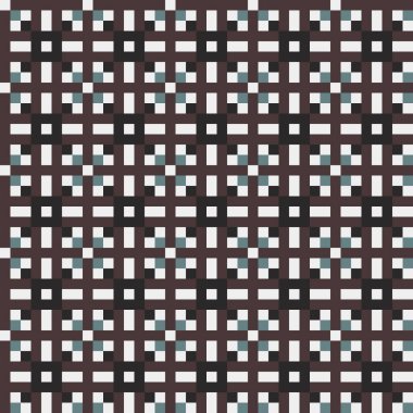 Soyut çapraz desenli üretken hesaplama sanatı çizimi