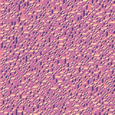 Soyut geometrik arkaplan. Edward Zajecs 2. Cubo 'nun 1971' deki uygulaması. Esasen 8 taştan oluşan bir Truchet fayans seti ve yerleştirme sanatı illüstrasyonu için kurallar 