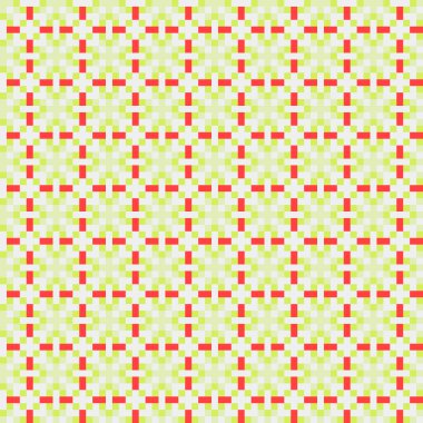 Soyut çapraz desenli üretken hesaplama sanatı çizimi