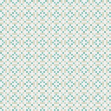 Soyut çapraz desenli üretken hesaplama sanatı çizimi