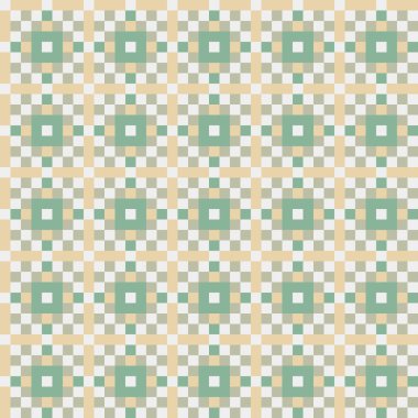 Soyut çapraz desenli üretken hesaplama sanatı çizimi