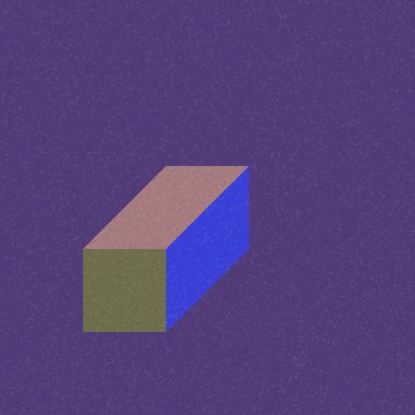 Soyut geometrik arkaplan. Edward Zajecs 2. Cubo 'nun 1971' deki uygulaması. Esasen 8 taştan oluşan bir Truchet fayans seti ve yerleştirme sanatı illüstrasyonu için kurallar 