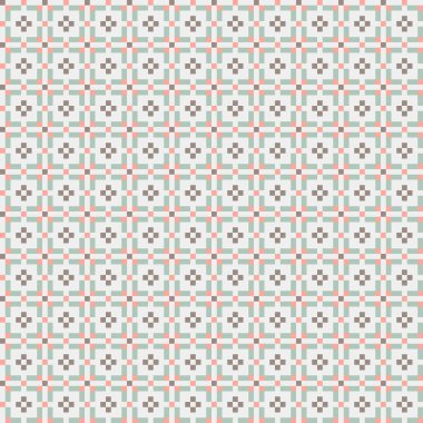 Soyut çapraz desenli üretken hesaplama sanatı çizimi