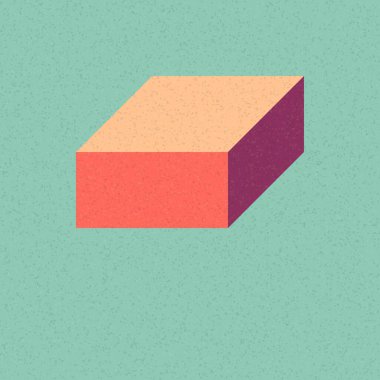 Edward Zajecs 2. Cubo 'nun 1971' deki uygulaması. Esasen 8 taştan oluşan bir Truchet fayans seti ve yerleştirme sanatı illüstrasyonu için kurallar  