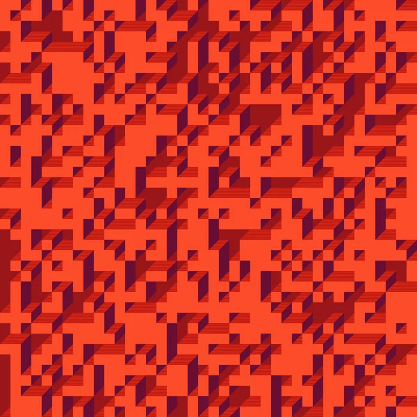 Edward Zajec 'in 1971' deki Il Cubo 'sunun uygulanması. Esasen 8 taştan oluşan bir Truchet fayans seti ve yerleştirme sanatı illüstrasyonu için kurallar