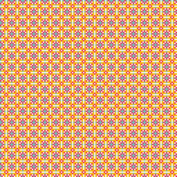 Soyut çapraz desenli üretken hesaplama sanatı çizimi