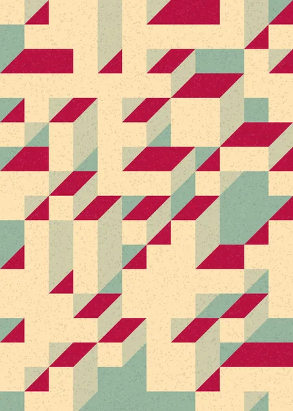 Edward Zajecs 2. Cubo 'nun 1971' deki uygulaması. Esasen 8 taştan oluşan bir Truchet fayans seti ve yerleştirme sanatı illüstrasyonu için kurallar  