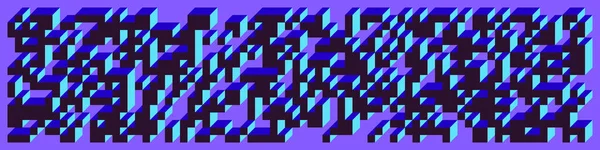 Edward Zajecs 2. Cubo 'nun 1971' deki uygulaması. Esasen 8 taştan oluşan bir Truchet fayans seti ve yerleştirme sanatı illüstrasyonu için kurallar  