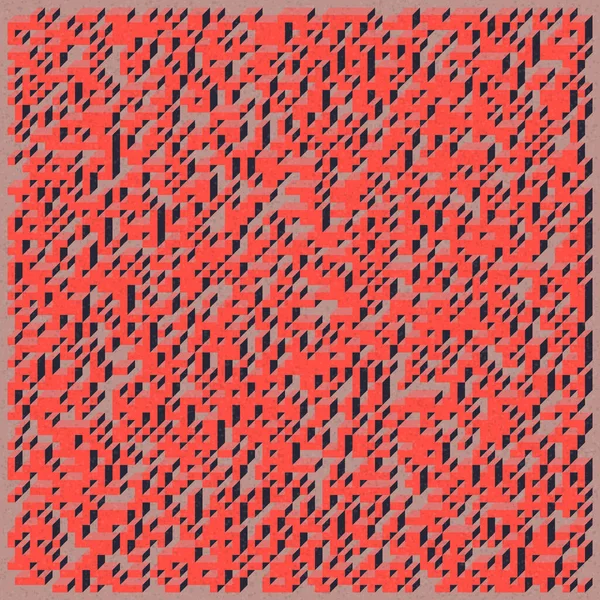 Soyut geometrik arkaplan. Edward Zajecs 2. Cubo 'nun 1971' deki uygulaması. Esasen 8 taştan oluşan bir Truchet fayans seti ve yerleştirme sanatı illüstrasyonu için kurallar 