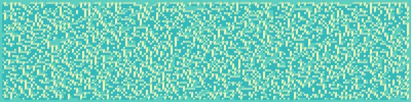 Edward Zajecs 2. Cubo 'nun 1971' deki uygulaması. Esasen 8 taştan oluşan bir Truchet fayans seti ve yerleştirme sanatı illüstrasyonu için kurallar  