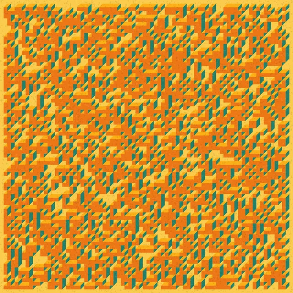 Soyut geometrik arkaplan. Edward Zajecs 2. Cubo 'nun 1971' deki uygulaması. Esasen 8 taştan oluşan bir Truchet fayans seti ve yerleştirme sanatı illüstrasyonu için kurallar 