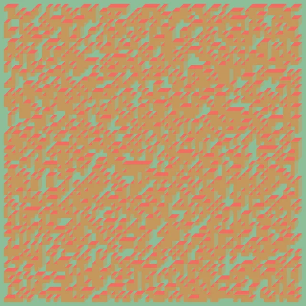 Edward Zajecs 2. Cubo 'nun 1971' deki uygulaması. Esasen 8 taştan oluşan bir Truchet fayans seti ve yerleştirme sanatı illüstrasyonu için kurallar  